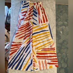 Gallego desportes wide leg cotton pants